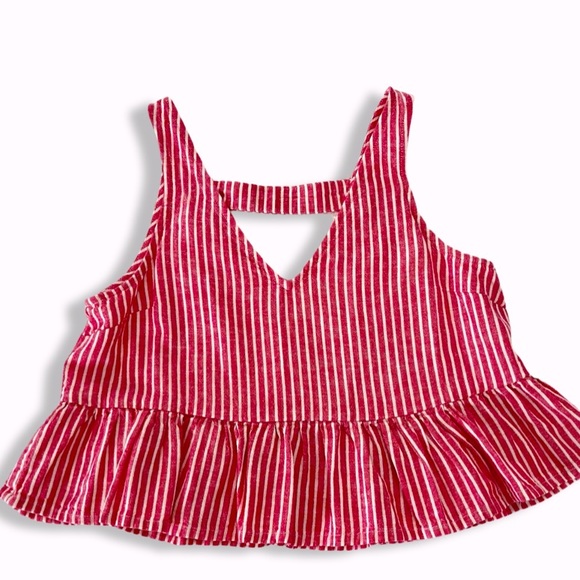 Abound Size S cropped peplum top - Picture 2 of 2